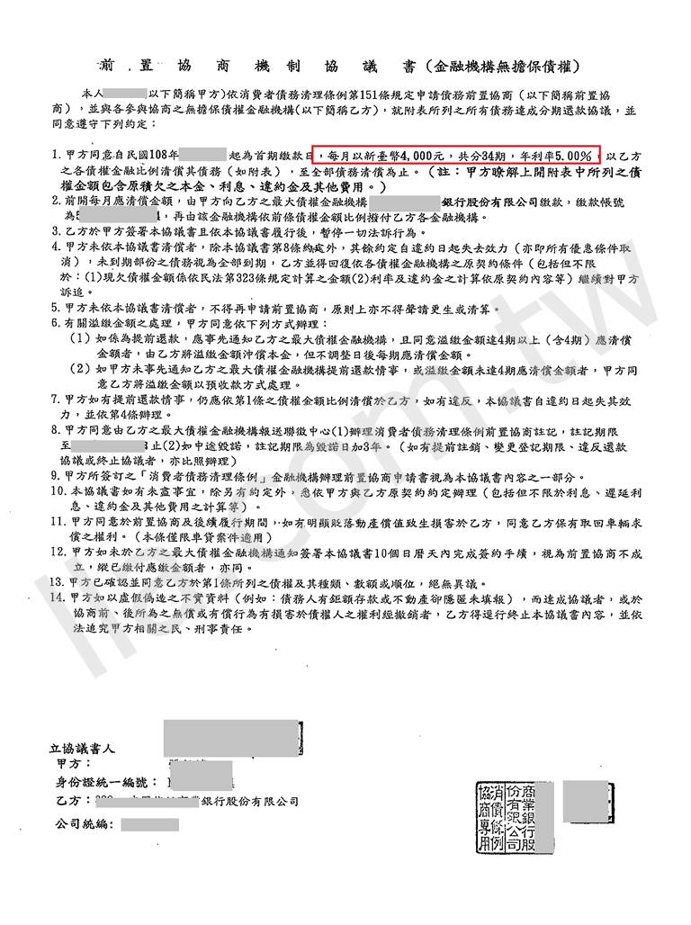 中國信託,協商,中信,協商